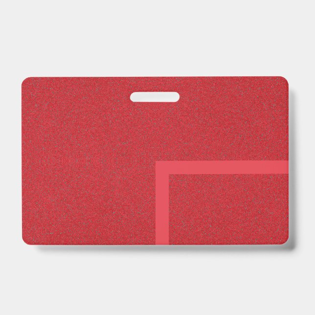 Crachá Vermelho Stripe do Canto Direito - Personal (Frente)