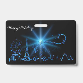 Crachá Véspera de Ano Novo em Paris