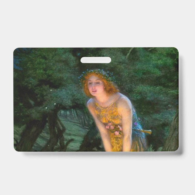 Crachá Véspera de Solstício de Verão Edward Robert Hughes (Frente)