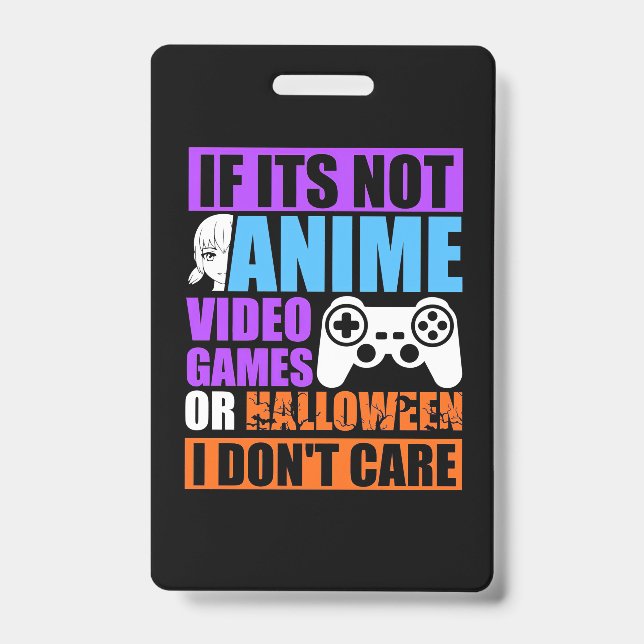Crachá Videos games de Halloween (Frente)