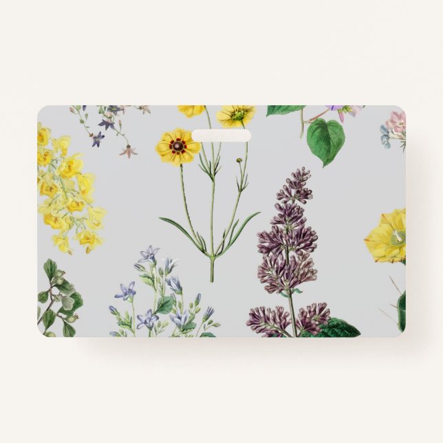 Crachá Vintage florage set (Frente)