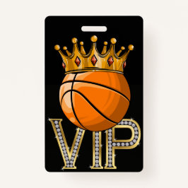 Crachá VIP de Basquete
