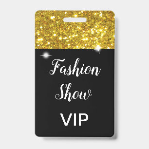 Crachá VIP Fashion Show Trade