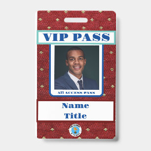 Crachá VIP PASS