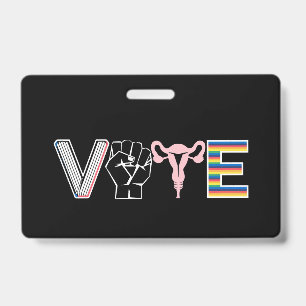 Crachá Vote Livros Banidos Direitos Reprodutivos BLM LGBT