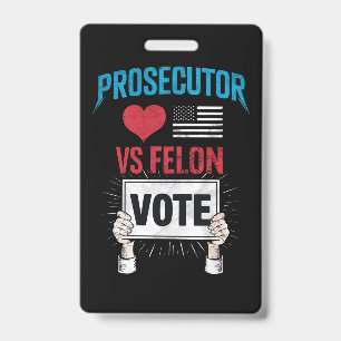 Crachá Voto de Promotor vs Criminoso