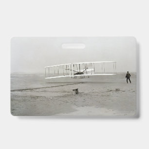 Crachá Wright Brothers Flyer First Plane Flight Aviation