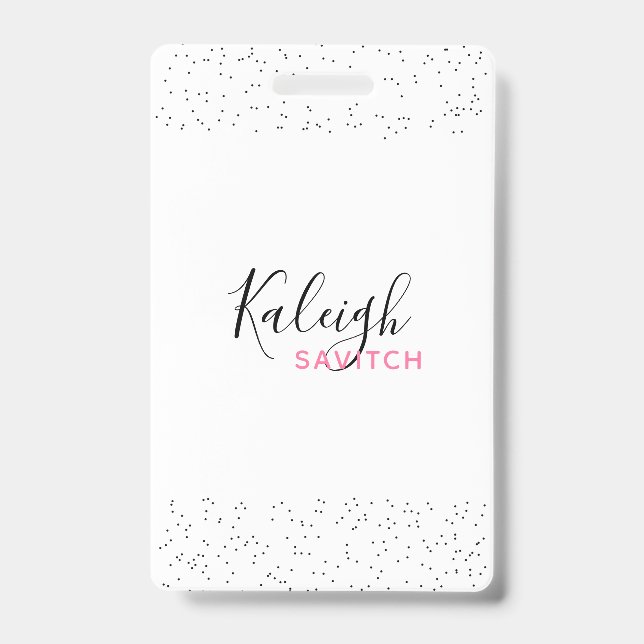 Crachá xoxoxo (Frente)