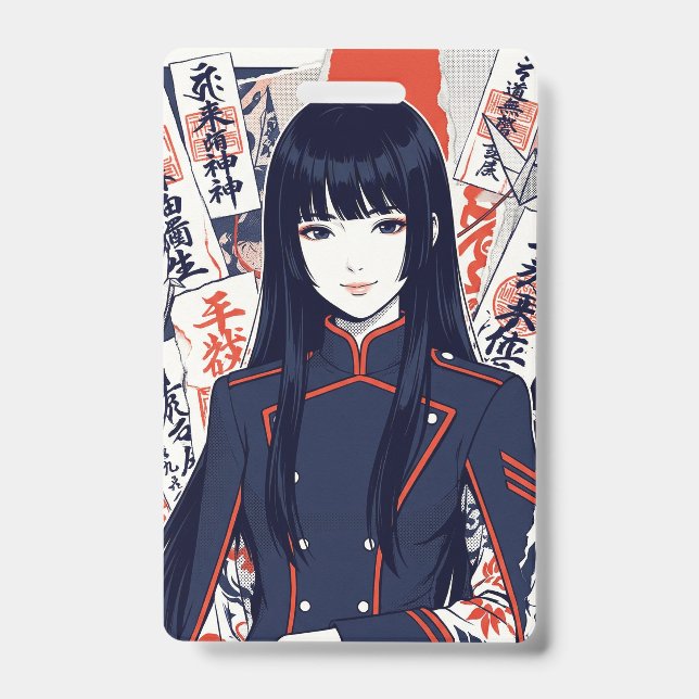 Crachá Yokai and protective talismans depicted in a Japan (Frente)