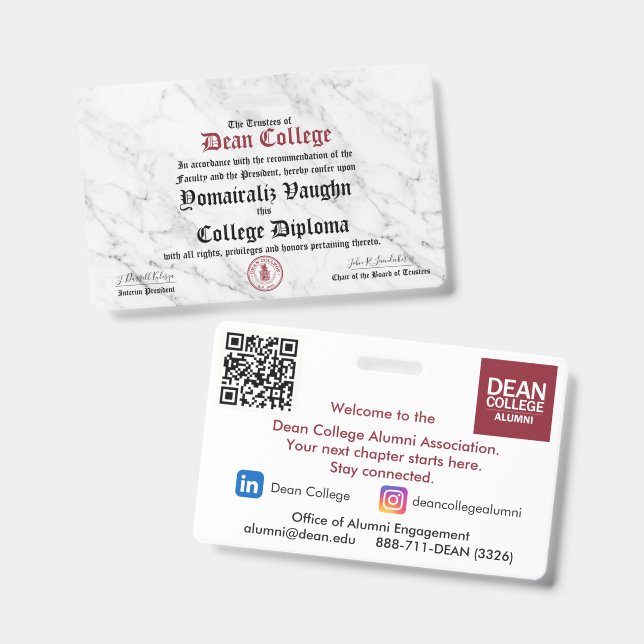 Crachá Yomairaliz Vaughn (Frente e verso)