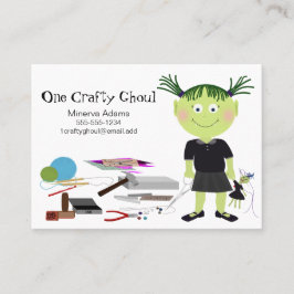 Crafty Girl Ghoul Cartão de visita