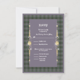 Craig Ancient Tartan Wedding RSVP