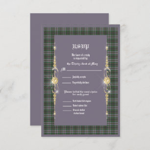 Craig Ancient Tartan Wedding RSVP