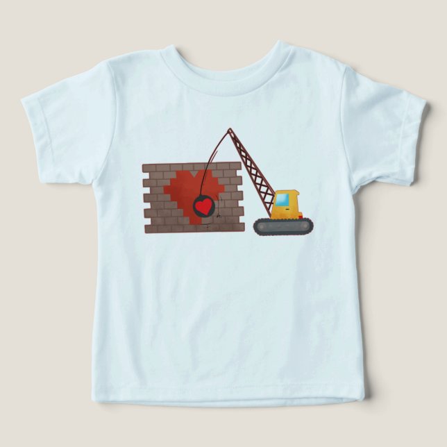 Crane de Destruição de Construção do Dia Valentine (Design frontal)