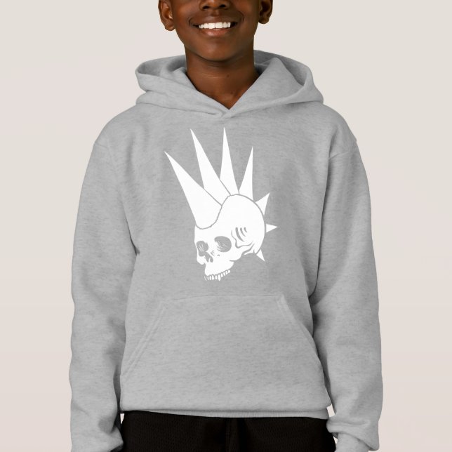 Cráneo sem queixo Punk personalizável Versão 2 (Frente)
