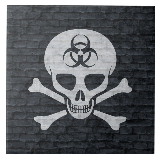 Crânio afligido do Biohazard (Frente)