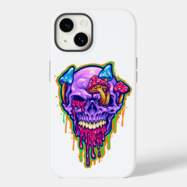 Crânio com cogumelos e loz