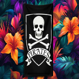 Crânio de Pirata Famoso Ossos