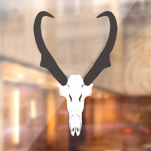Crânio de Pronghorn Personalizável