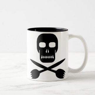 Crânio do capitão Cruel & a caneca da Cruz-sporks