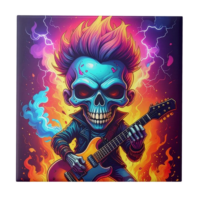 Crânio do Punk Rock (Frente)