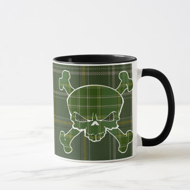 Crânio do Tartan de Currie nenhuma caneca da (Direita)