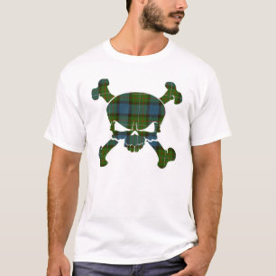 Crânio do Tartan de Ferguson nenhuma camisa da