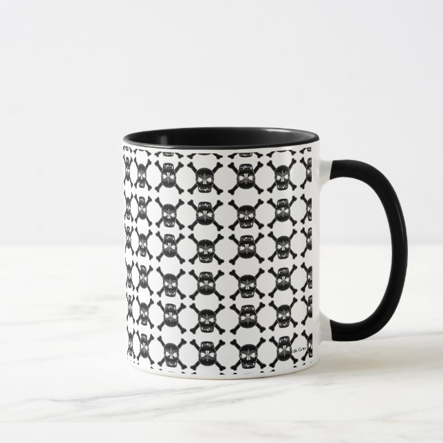 Crânio e caneca de Crossbone (Direita)