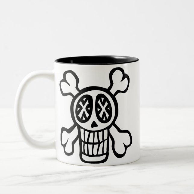 crânio e caneca dos crossbones (Esquerda)