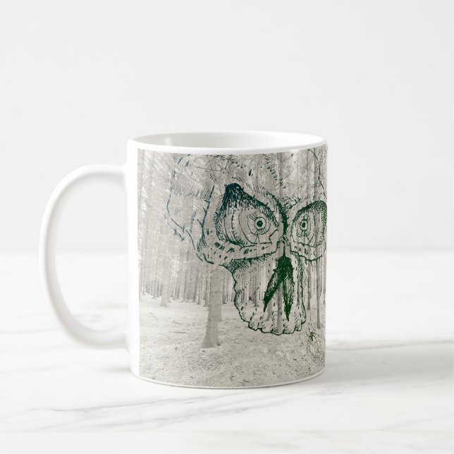 Crânio e caneca florestal (Esquerda)
