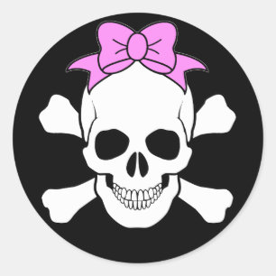 CRÂNIO E ETIQUETA DOS CROSSBONES