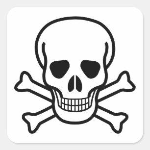 Crânio e etiqueta dos Crossbones
