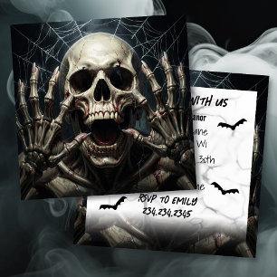 Crânio e Ossos Festa de Halloween para Adultos