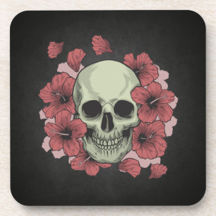 Crânio Floral do Dia de los Muertos  Porta copos