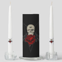 Crânio Gótico Com Tatuagem E Corvo