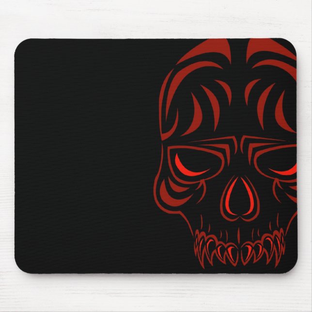 Crânio Mousepad de Fanged (Frente)