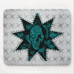 Crânio Mousepad do punk (cerceta)