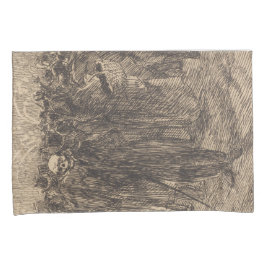 Crânio na multidão (por Albert Besnard)