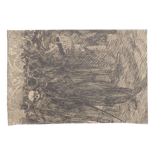 Crânio na multidão (por Albert Besnard) (Frente-Direita)