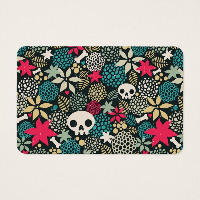 Crânio nas flores (Frente)