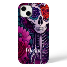 Crânio personalizado de açúcar Dia de los Muertes