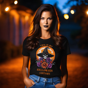 Crânio & Rosas Esta é a minha Camisa de Fantasia d