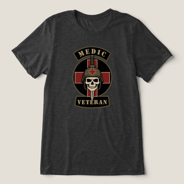 Crânio Tático de Veterano de Médico de Combate (Design frontal)