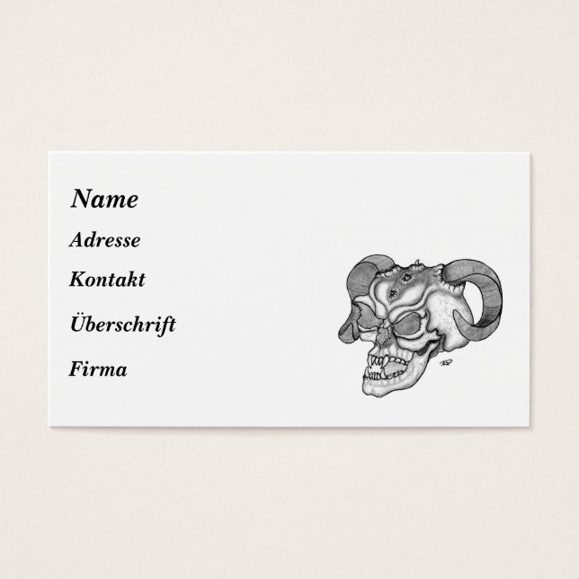 Crânio - Teufelschädel (Frente)