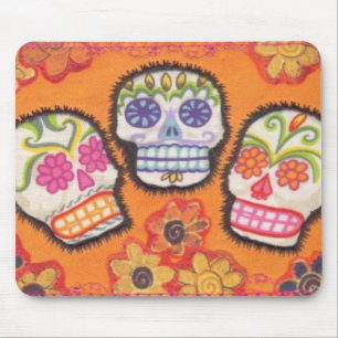 Crânios Mousepad do açúcar