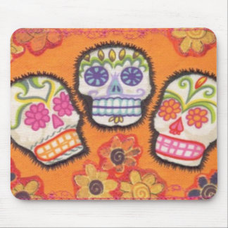 Crânios Mousepad do açúcar