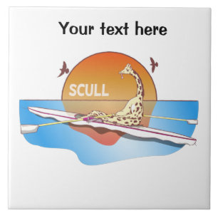 Crânios solteiros engraçados remando