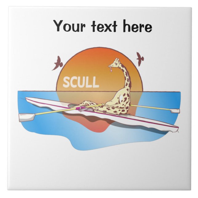 Crânios solteiros engraçados remando (Frente)