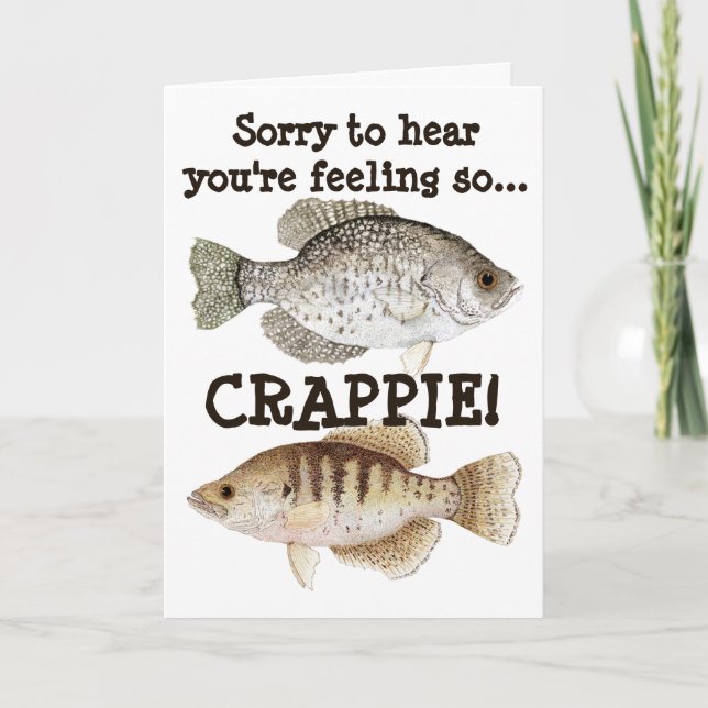Crappie humorístico Consiga Bem Cartão (Frente)