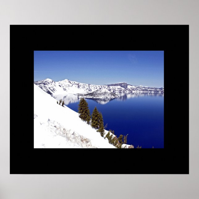 Crater Lake Oregon Poster (Frente)